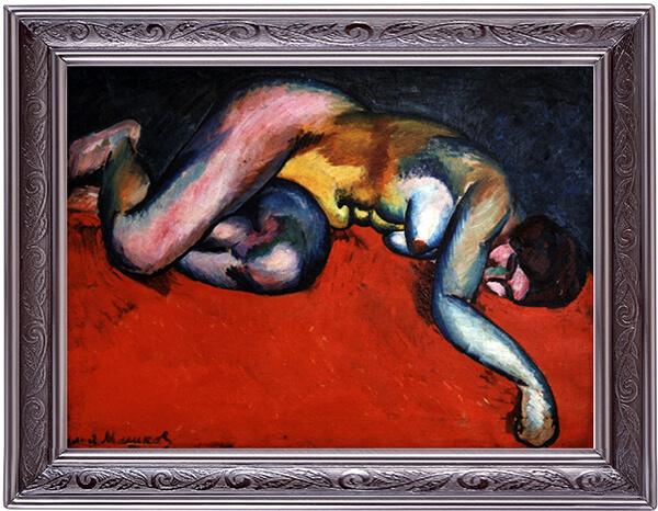 Илья Иванович Машков (1881-1944). Лежащая обнаженная. (Ню)